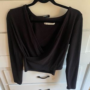 Abercrombie wrap top